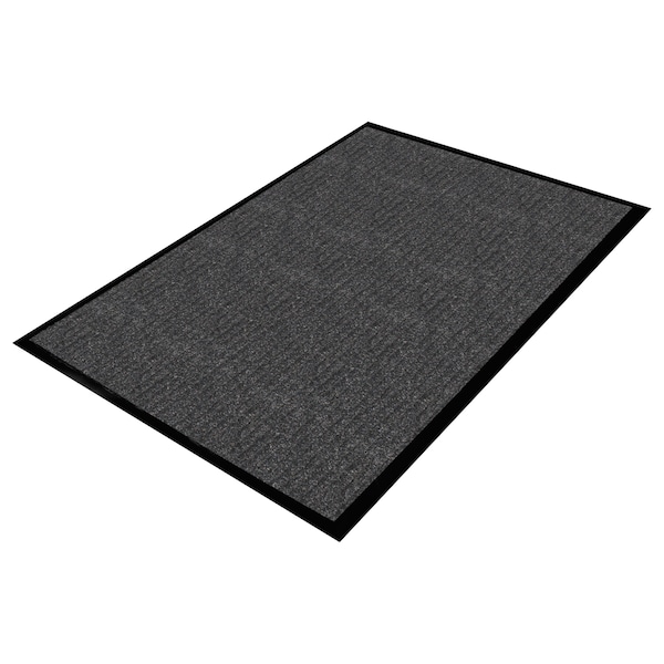 Floor Mat, 0.38" Thick, Charcoal, 36 in W x 120 in L